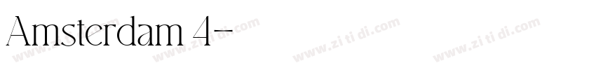 Amsterdam 4字体转换